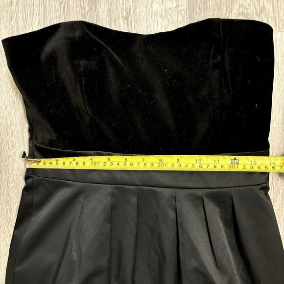 Banana Republic Strapless Above Knee & Mini Dress Black Size 6 - Picture 7 of 7